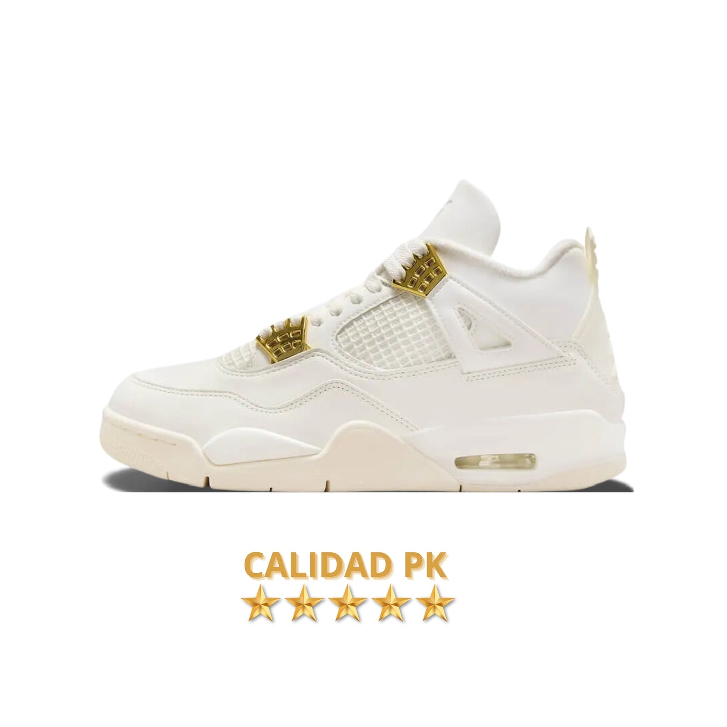 JORDAN 4 RETRO "METALLIC GOLD" PK