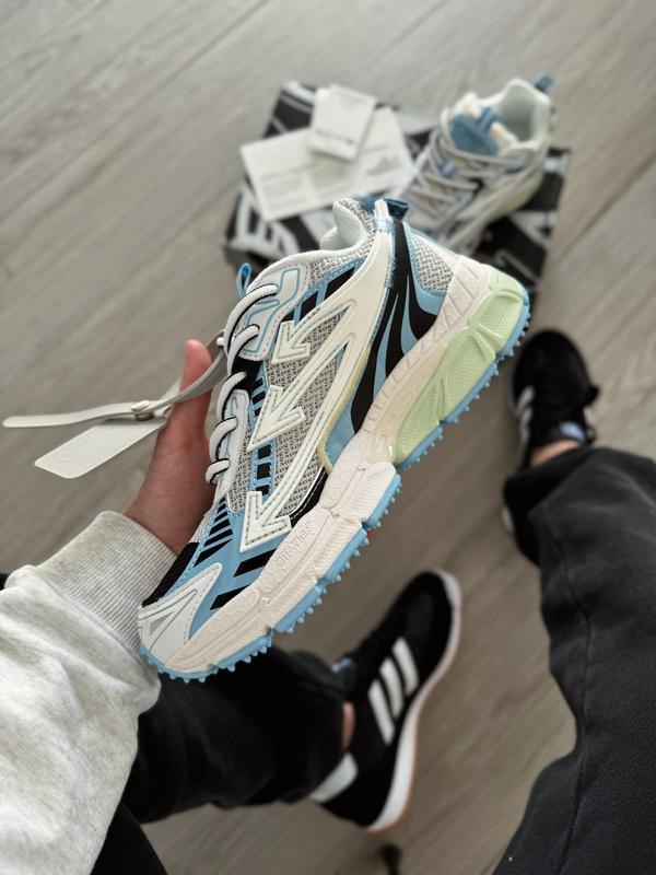 OFF-WHITE BE RIGHT BACK RUNNING 'WHITE LIGHT BLUE'