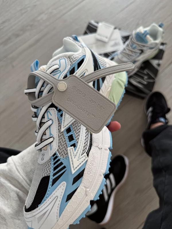 OFF-WHITE BE RIGHT BACK RUNNING 'WHITE LIGHT BLUE'