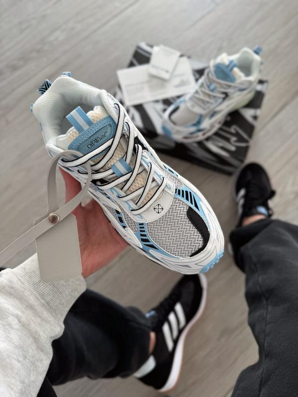 OFF-WHITE BE RIGHT BACK RUNNING 'WHITE LIGHT BLUE'