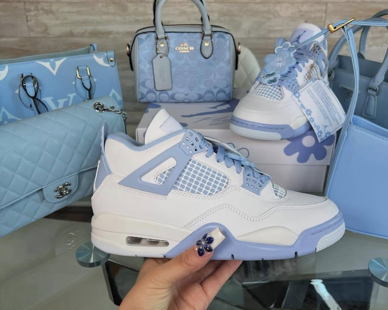 AIR JORDAN 4 RETRO "FORGET ME NOT" PK