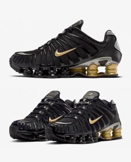 NIKE SHOX R4 "BLACK GOLD"