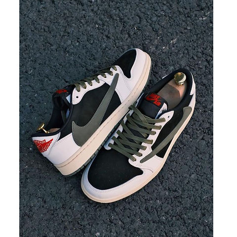 Jordan 1 low Travis scott "Olive"