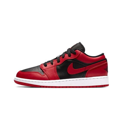 JORDAN 1 LOW RED GYM BLACK