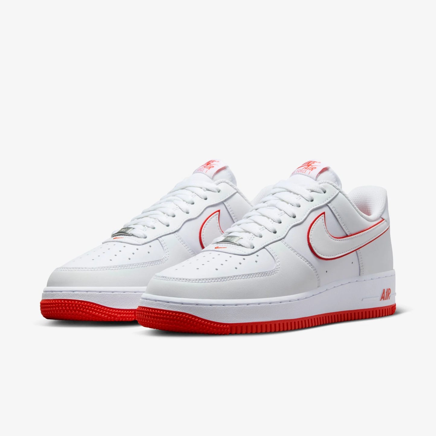 NIKE AIR FORCE 1 WHITE ORANGE