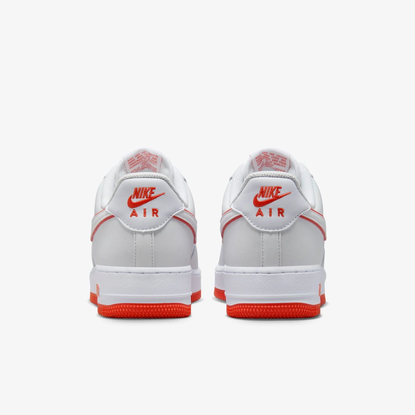 NIKE AIR FORCE 1 WHITE ORANGE