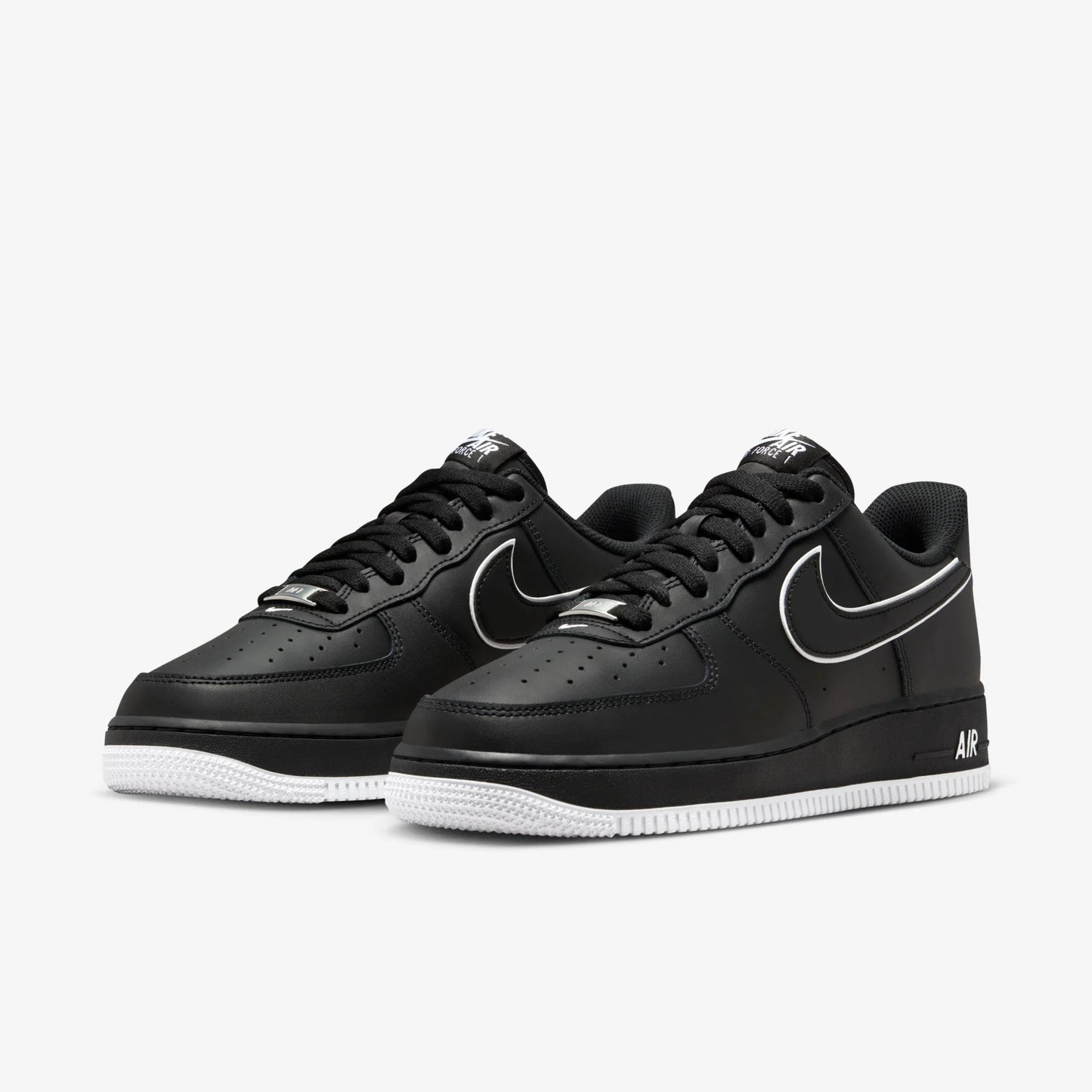 NIKE AIR FORCE 1 "BLACK WHITE"