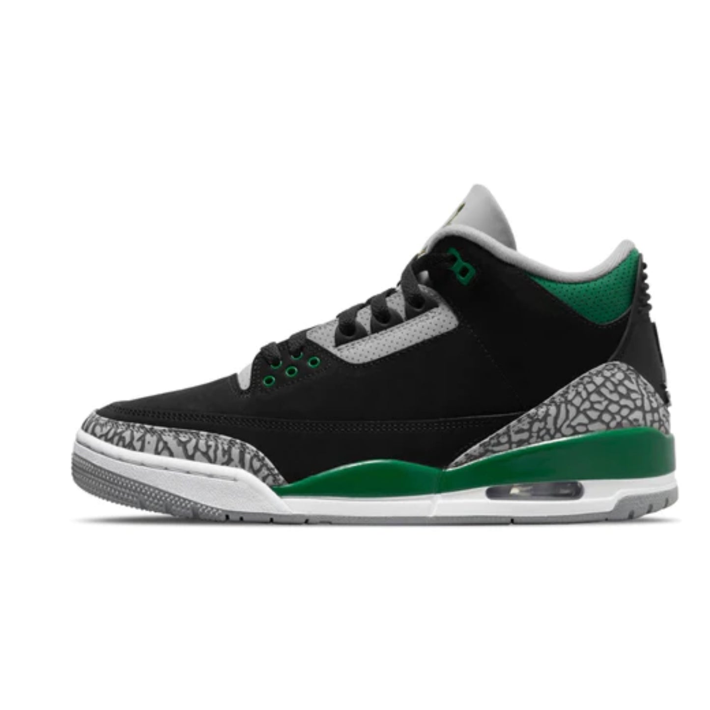 JORDAN 3 RETRO "BLACK GREEN"