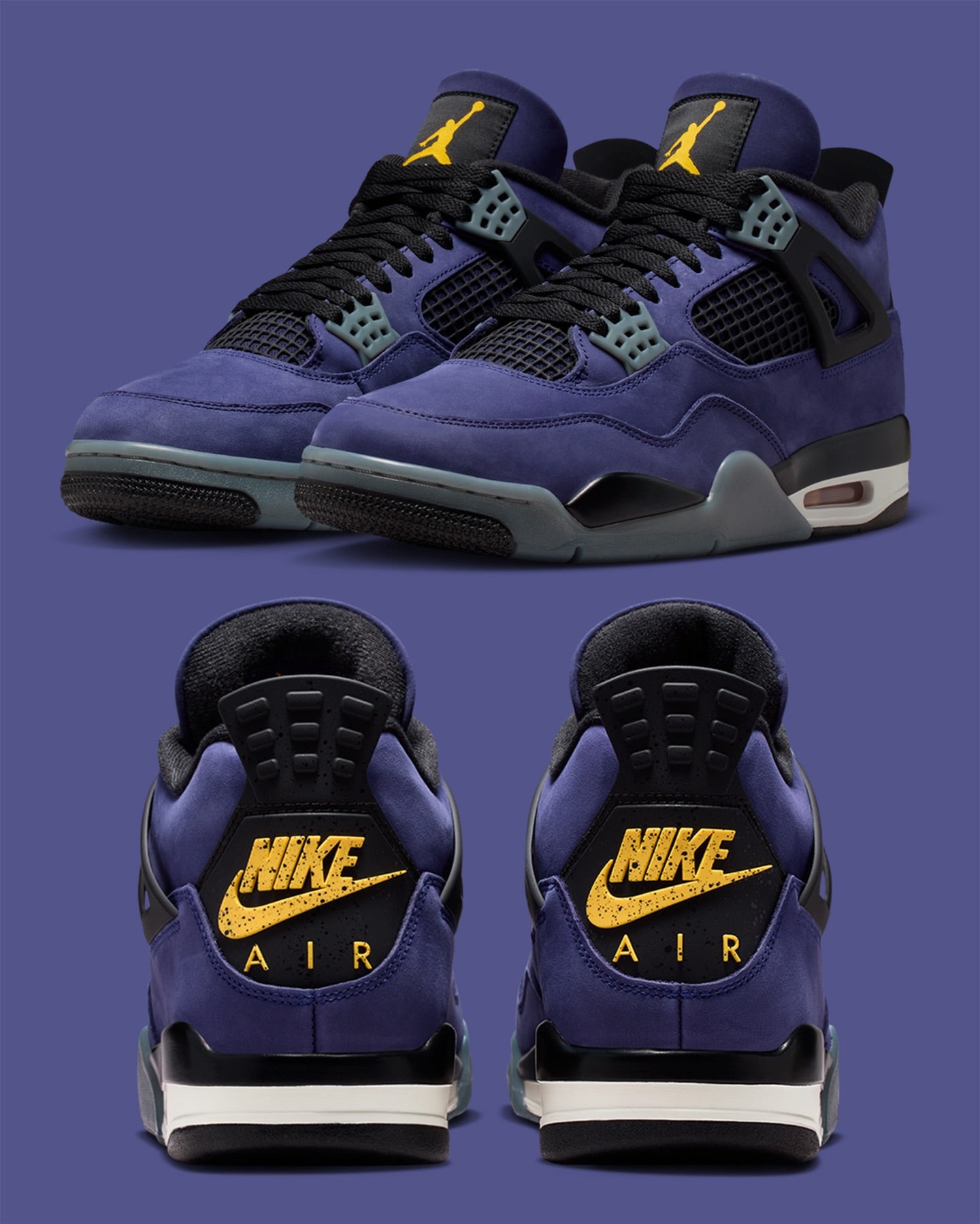AIR JORDAN 4 RETRO "LAKERS"