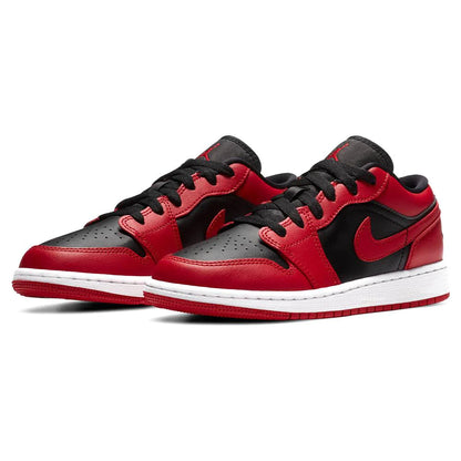 JORDAN 1 LOW RED GYM BLACK