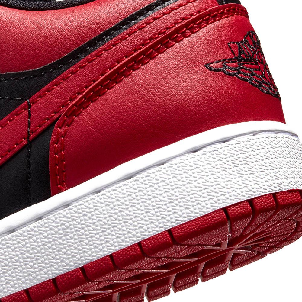 JORDAN 1 LOW RED GYM BLACK