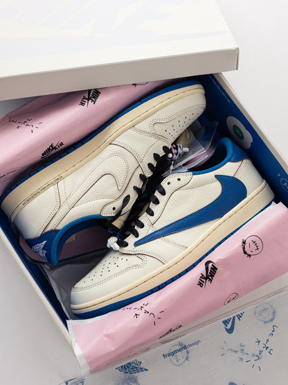 AIR JORDAN 1 LOW OG FRAGMENT SAIL X TRAVIS SCOTT