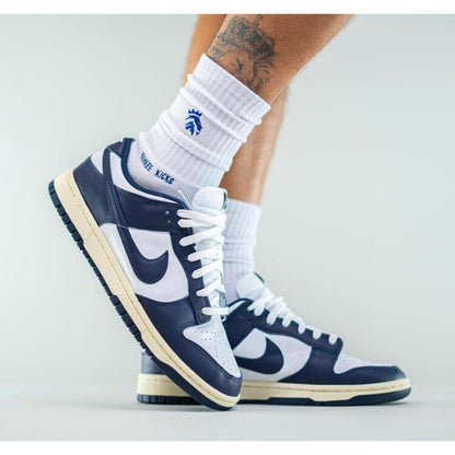 NIKE DUNK LOW BLUE NAVY VINTAGE