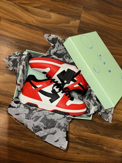 OFF WHITE OFFICE RED/BLACK/WHITE "PK"