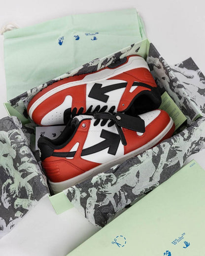 OFF WHITE OFFICE RED/BLACK/WHITE "PK"