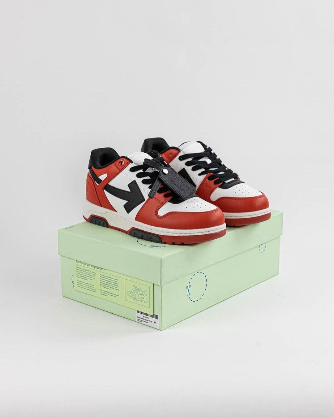 OFF WHITE OFFICE RED/BLACK/WHITE "PK"