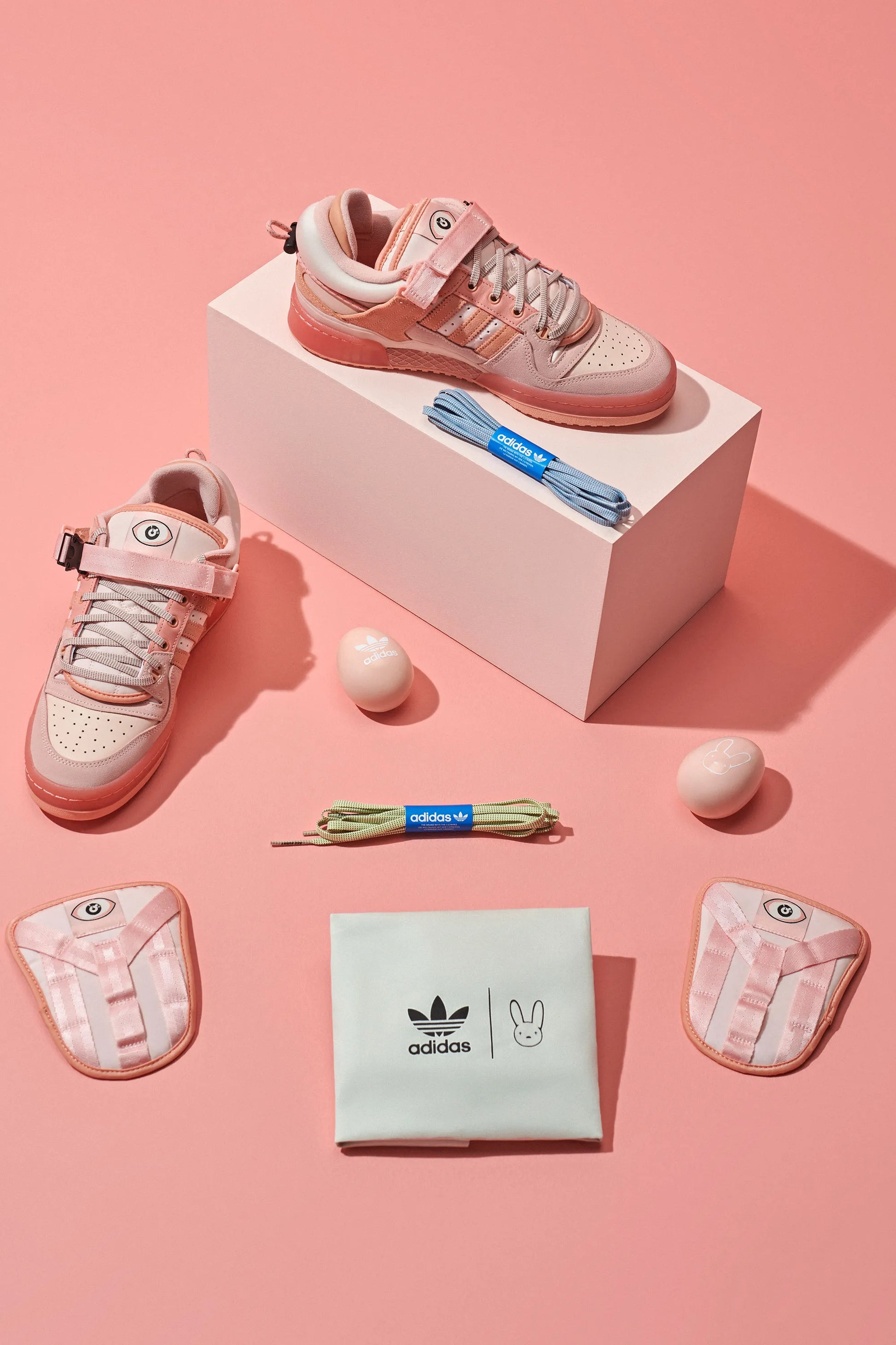 Adidas forum x bad bunny Pink