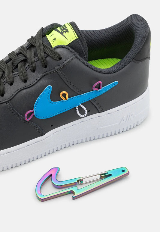 Nike air force 1 "Carabiner Swoosh Black"